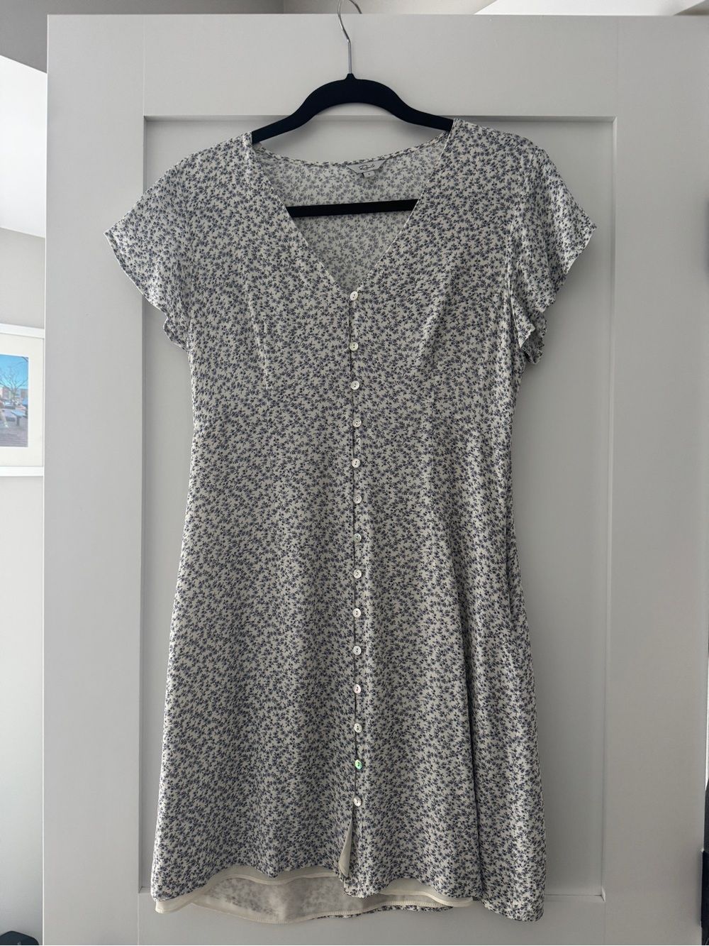 Rails Mini Dress with Navy Floral Print
